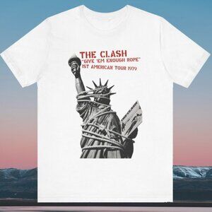 The Clash 1979 Give Em Enough Rope Tour Rock Band Music Fan Graphic T-Shirt 90